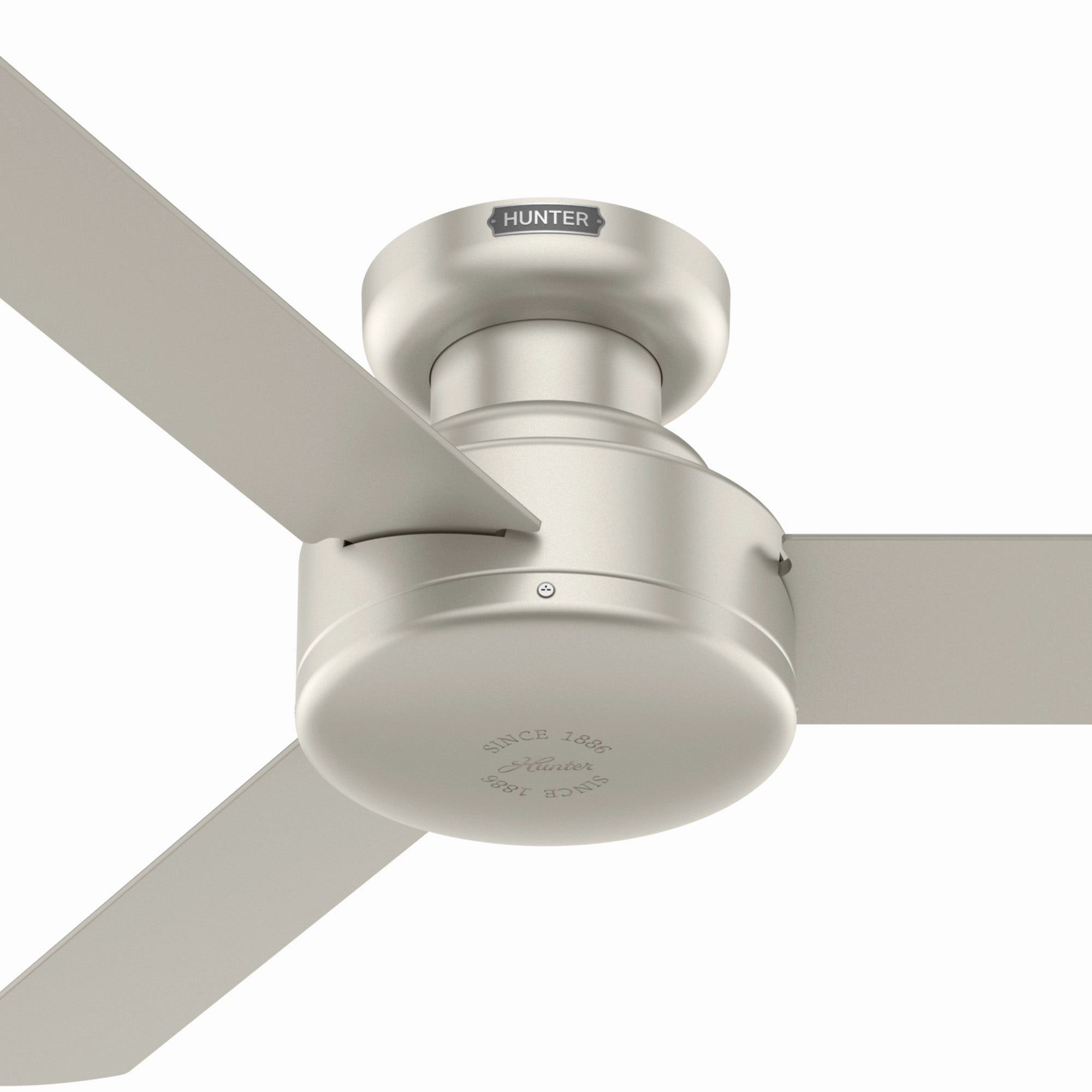 Presto 44"Ceiling Fan Matte Nickel Huggers Fans low price shop
