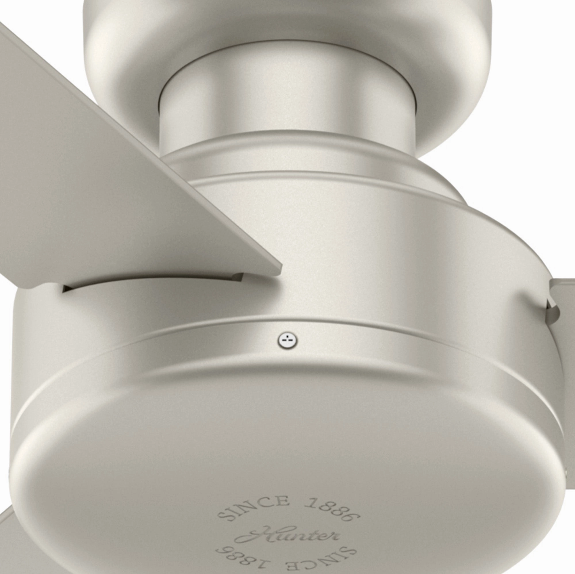 Presto 44"Ceiling Fan Matte Nickel Huggers Fans low price shop