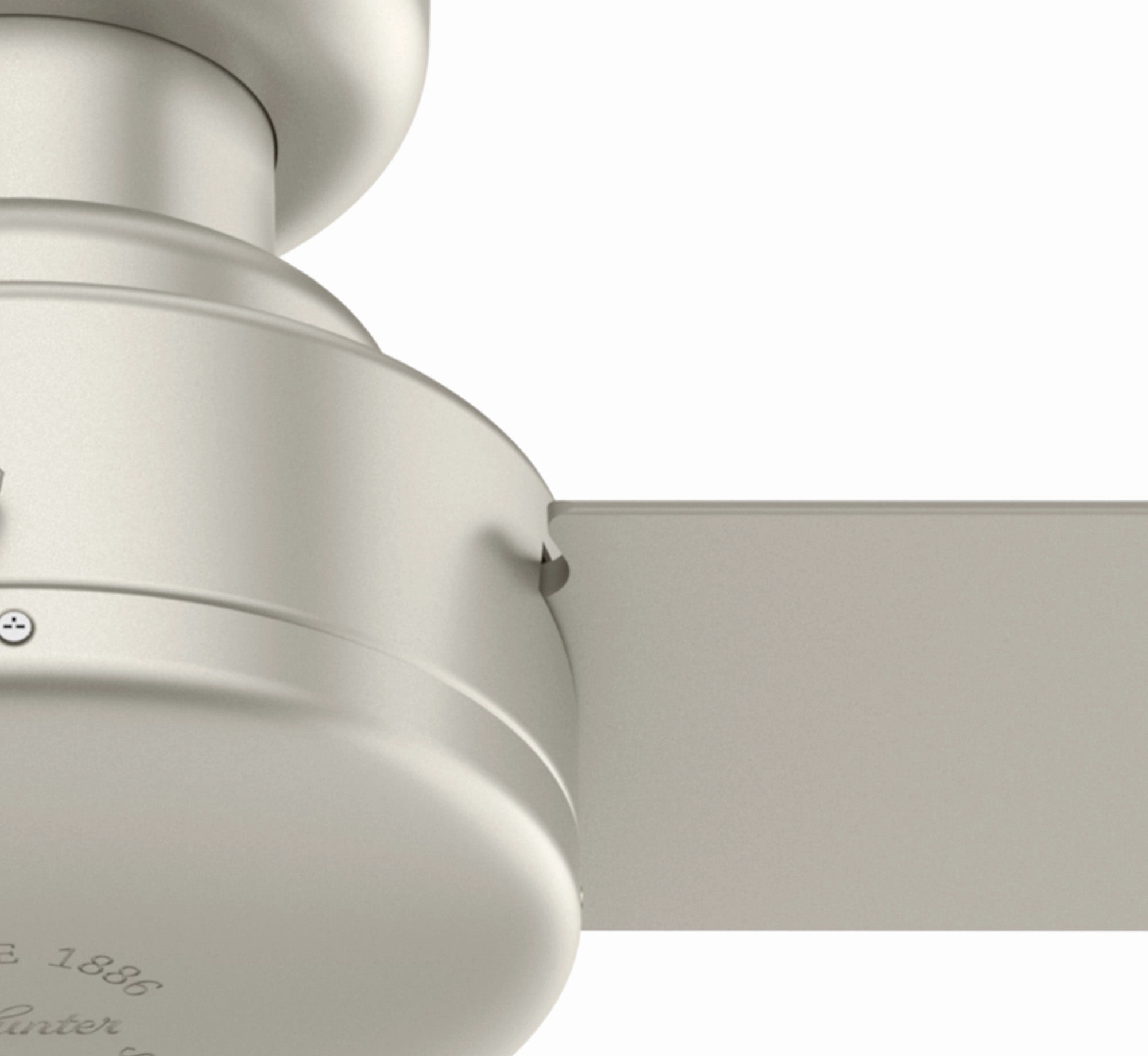Presto 44"Ceiling Fan Matte Nickel Huggers Fans low price shop