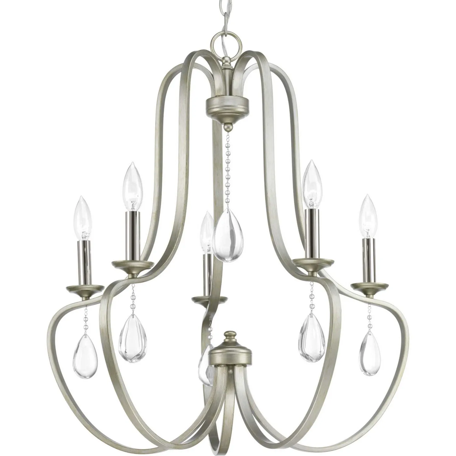 Progress Anjoux P400087-134 Chandelier Light - Silver Ridge Chandeliers Lighting best seller