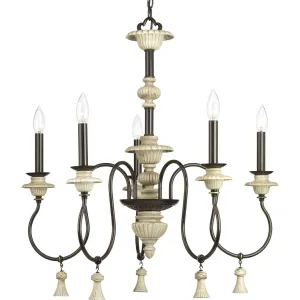 Progress Bergamo P400068-077 Chandelier Light - Forged Bronze Chandeliers Lighting best seller