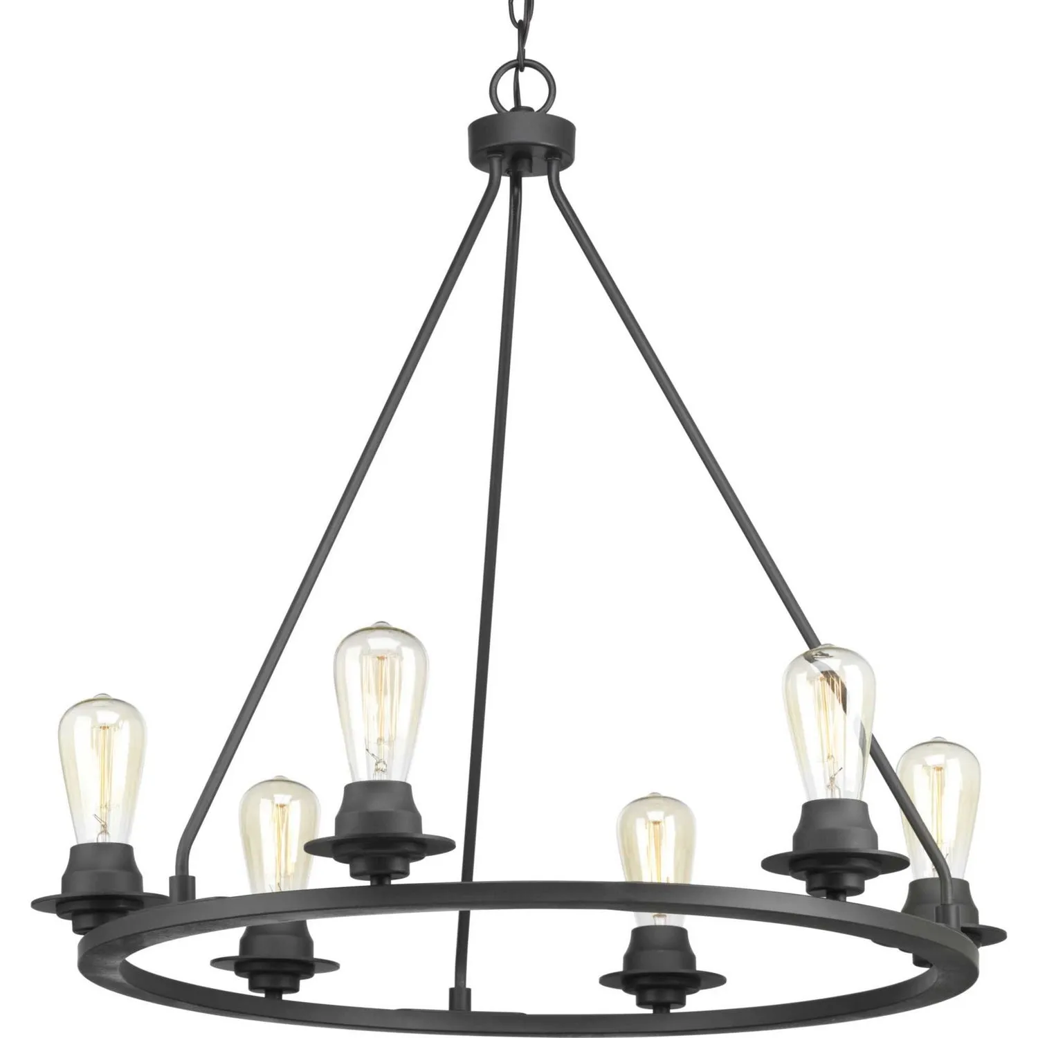 Progress Debut P400015-143 Chandelier Light - Graphite Chandeliers Lighting best seller