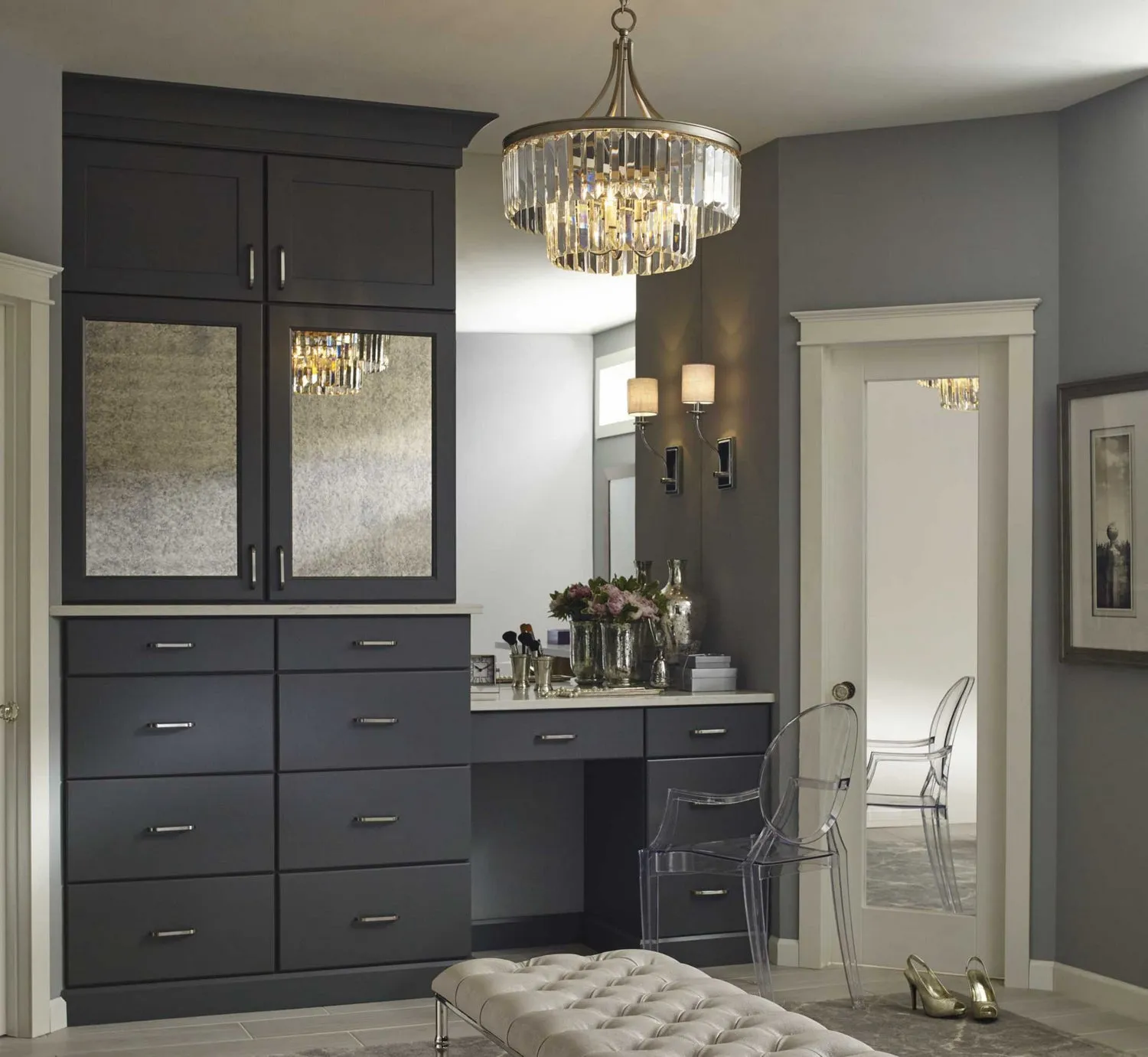 Progress Glimmer P5346-134 Chandelier Light - Silver Ridge Crystal Chandeliers discount shop