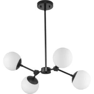 Progress Haas P400307-31M Chandelier Light - Matte Black Chandeliers Lighting new arrival