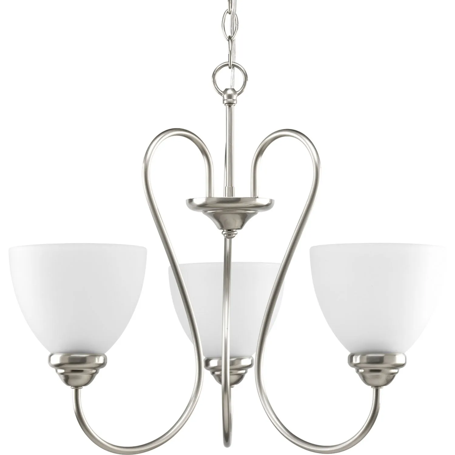 Progress Heart P4664-09 Chandelier Light - Brushed Nickel Chandeliers Lighting new arrival