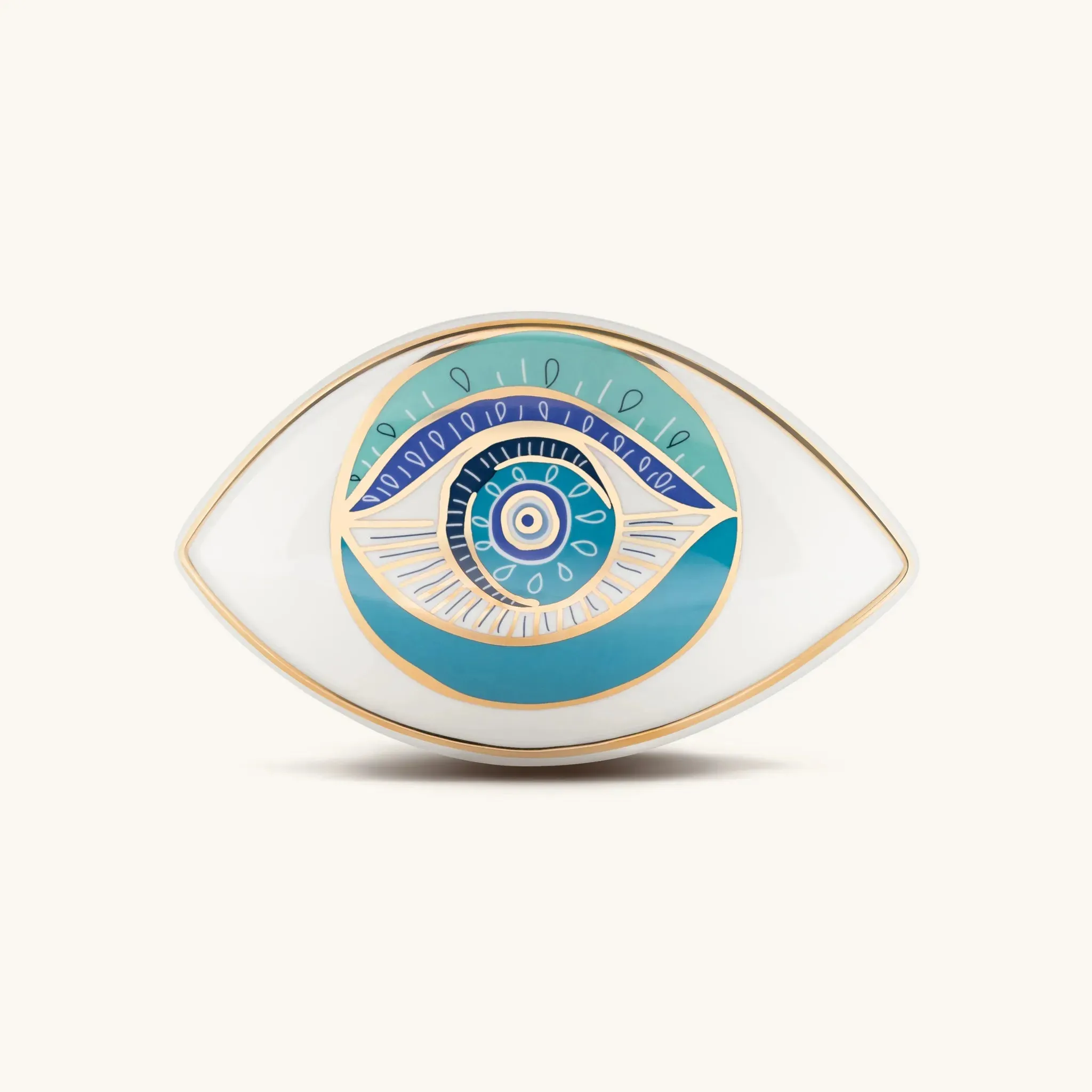 Protected with Positivity - Evil Eye Ceramic Wall Blessing Wall Decor online discounts