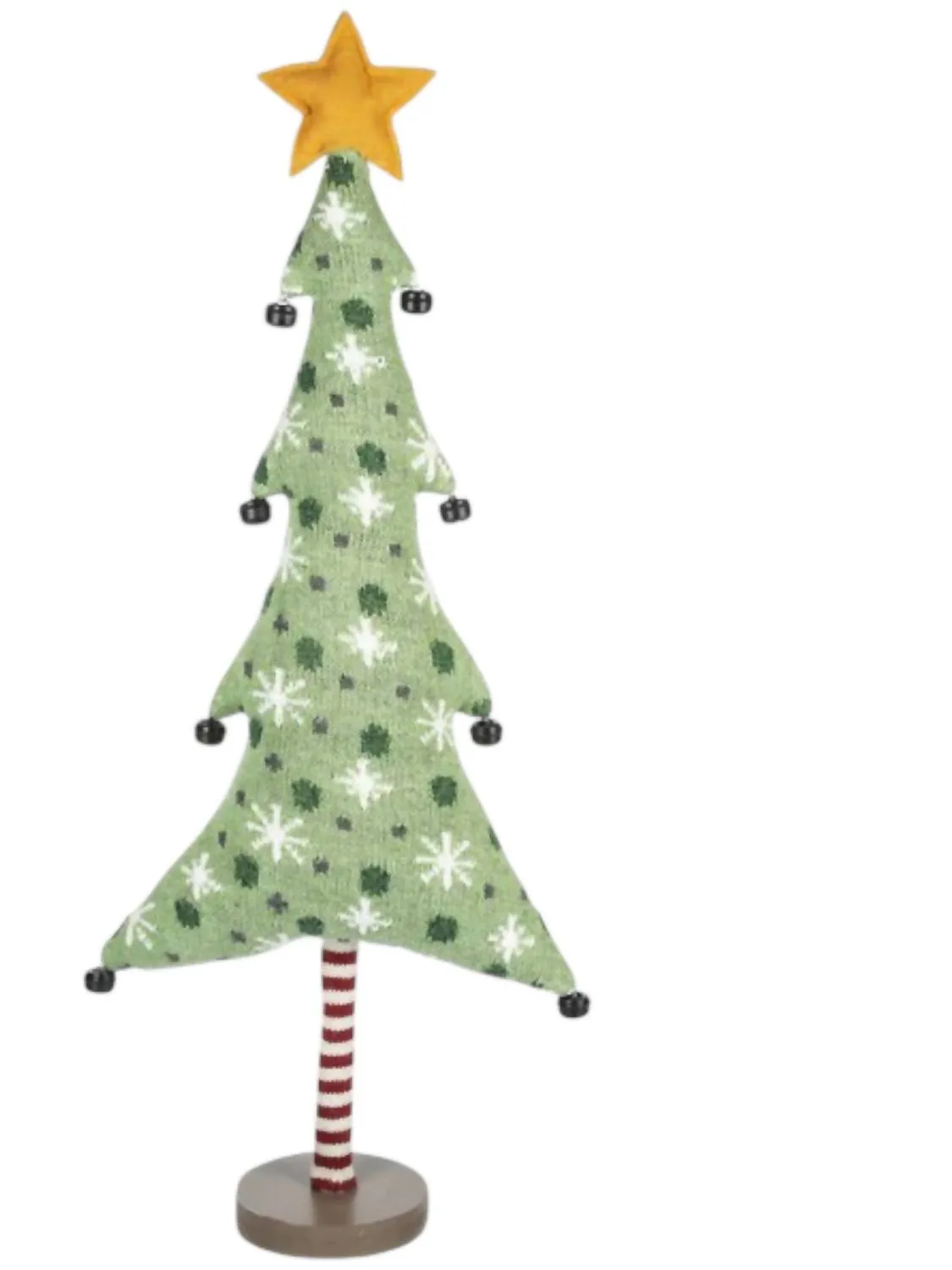 Puffy Tree Set Of 2 In Green