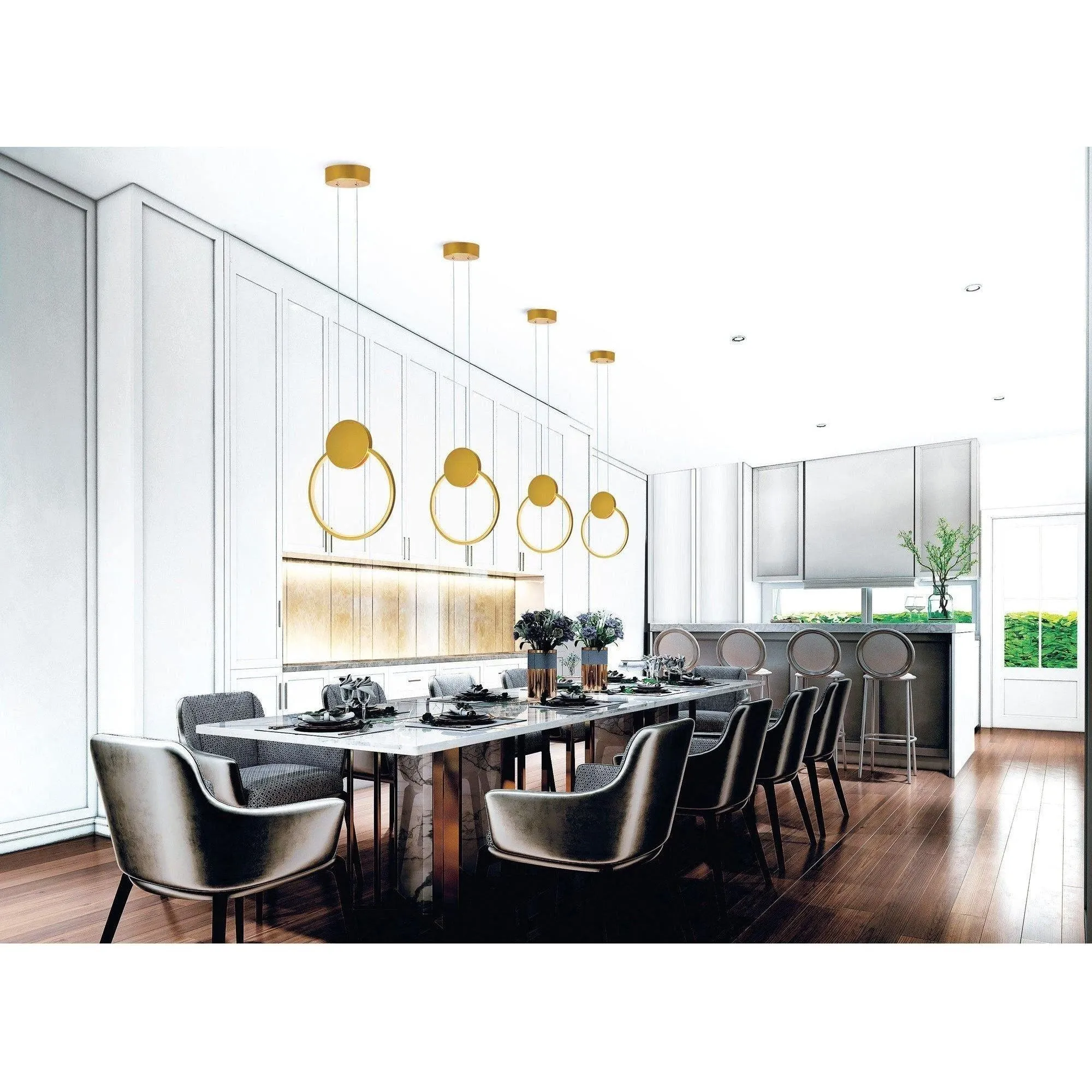 Pulley 12" LED Mini Pendant