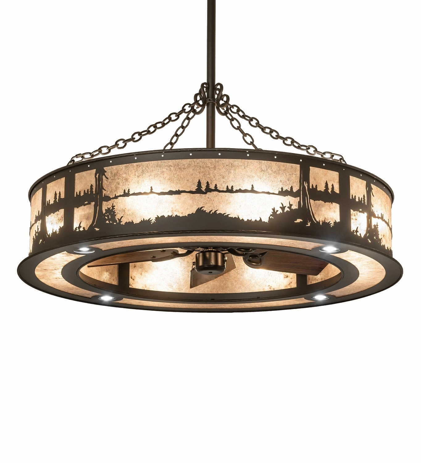 Quiet Pond 12 Light Chandel-Air Fandeliers FANS on sale now