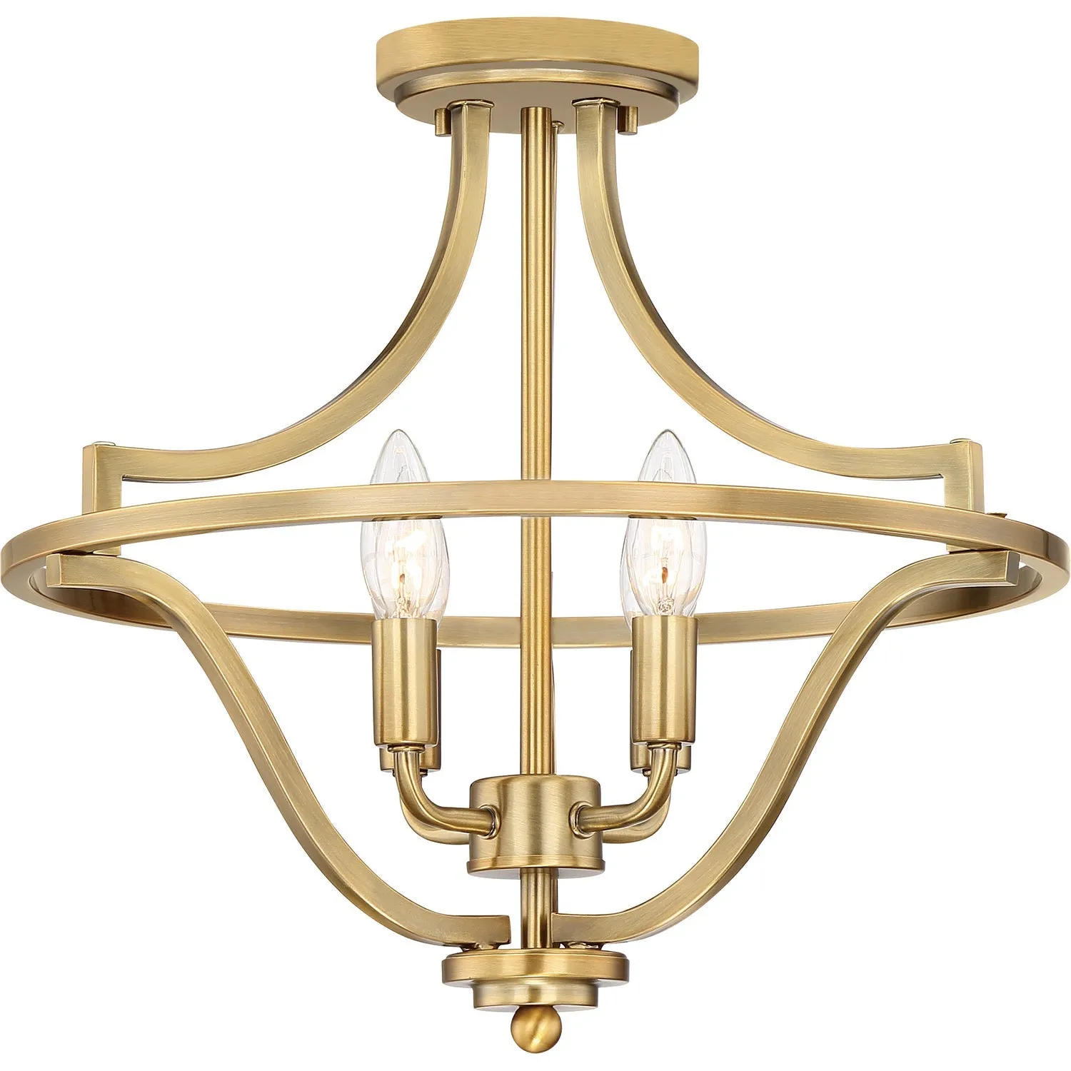 Quoizel Four Light Semi-Flush Mount Flush Mount Lights outlet
