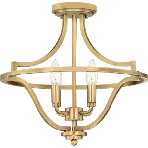 Quoizel Four Light Semi-Flush Mount Flush Mount Lights outlet