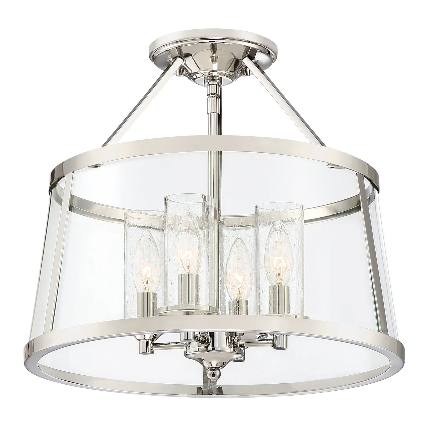 Quoizel Four Light Semi-Flush Mount Low Ceiling Lights sale