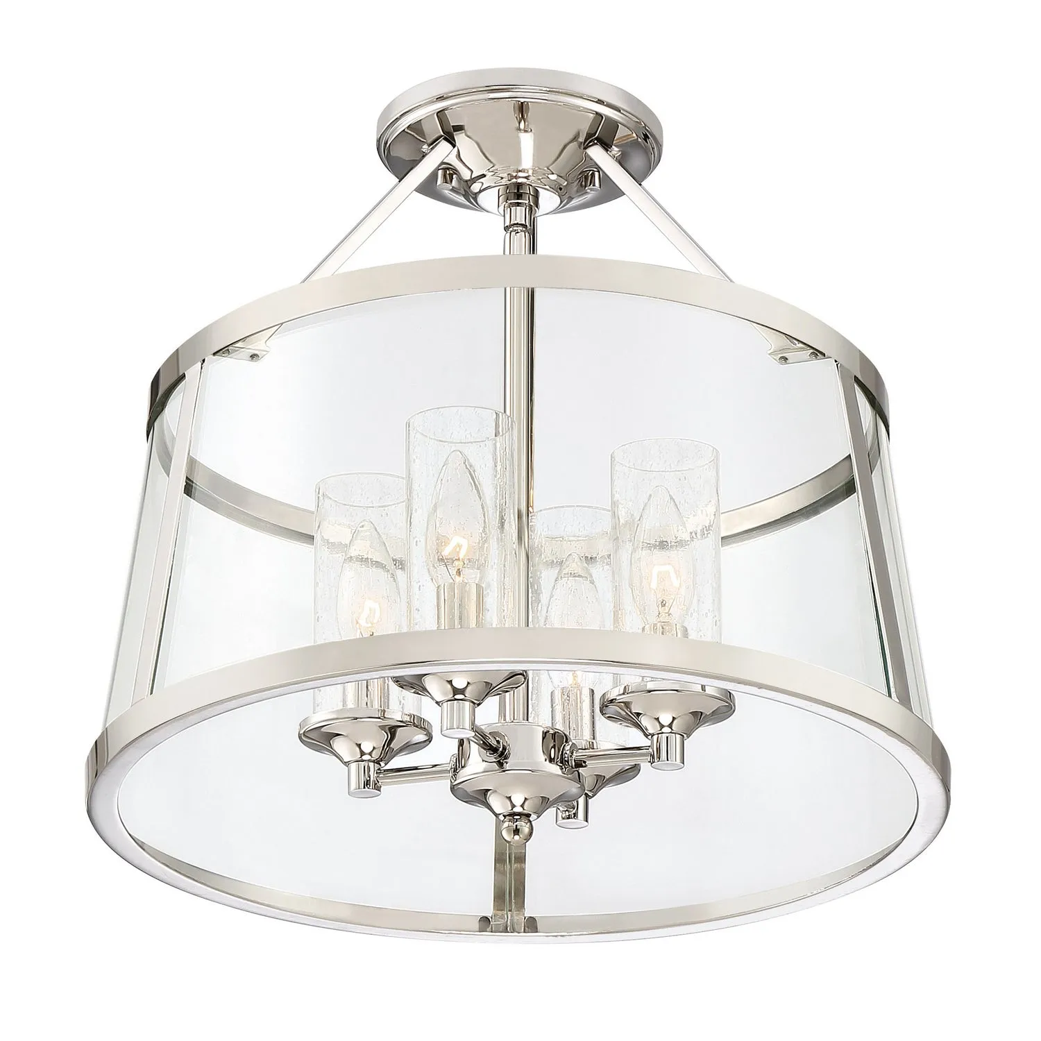 Quoizel Four Light Semi-Flush Mount