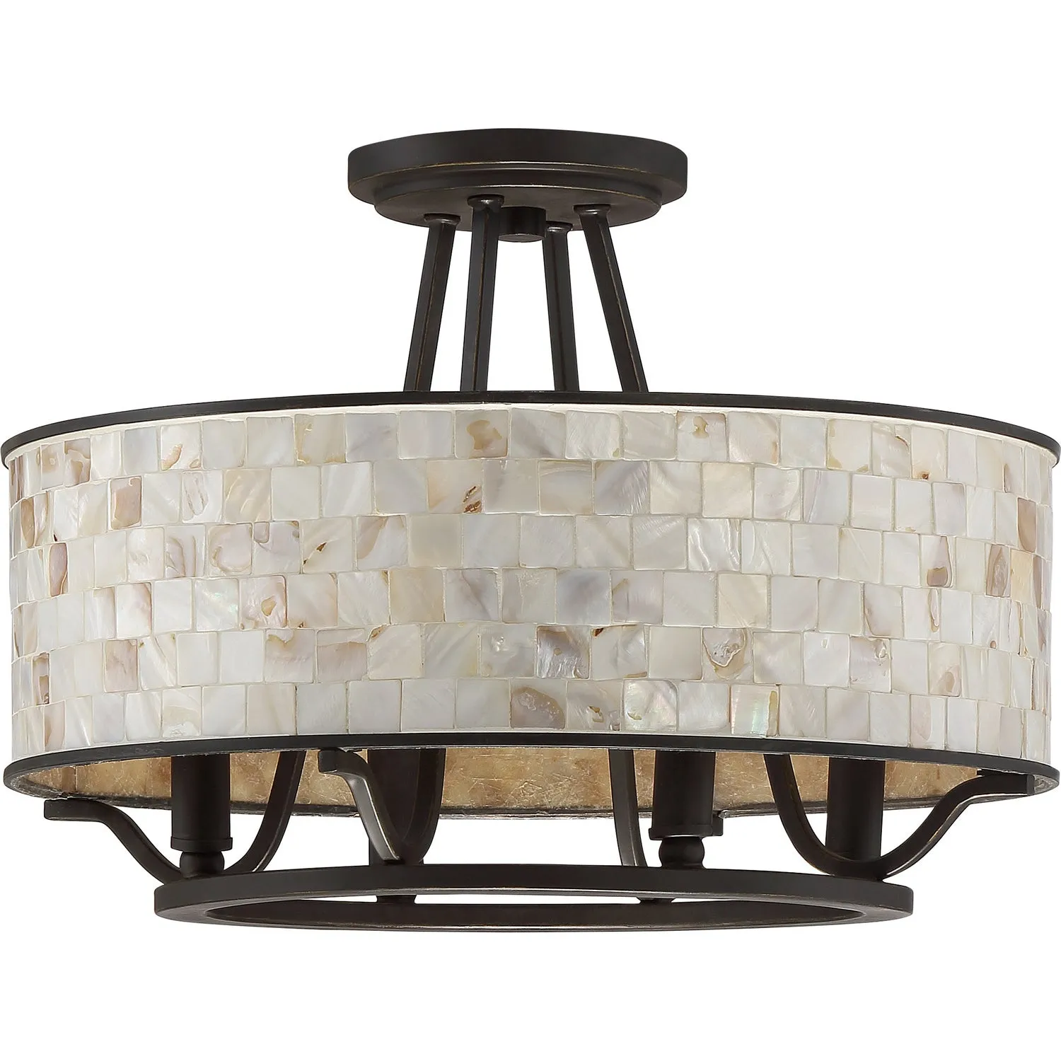 Quoizel Four Light Semi-Flush Mount