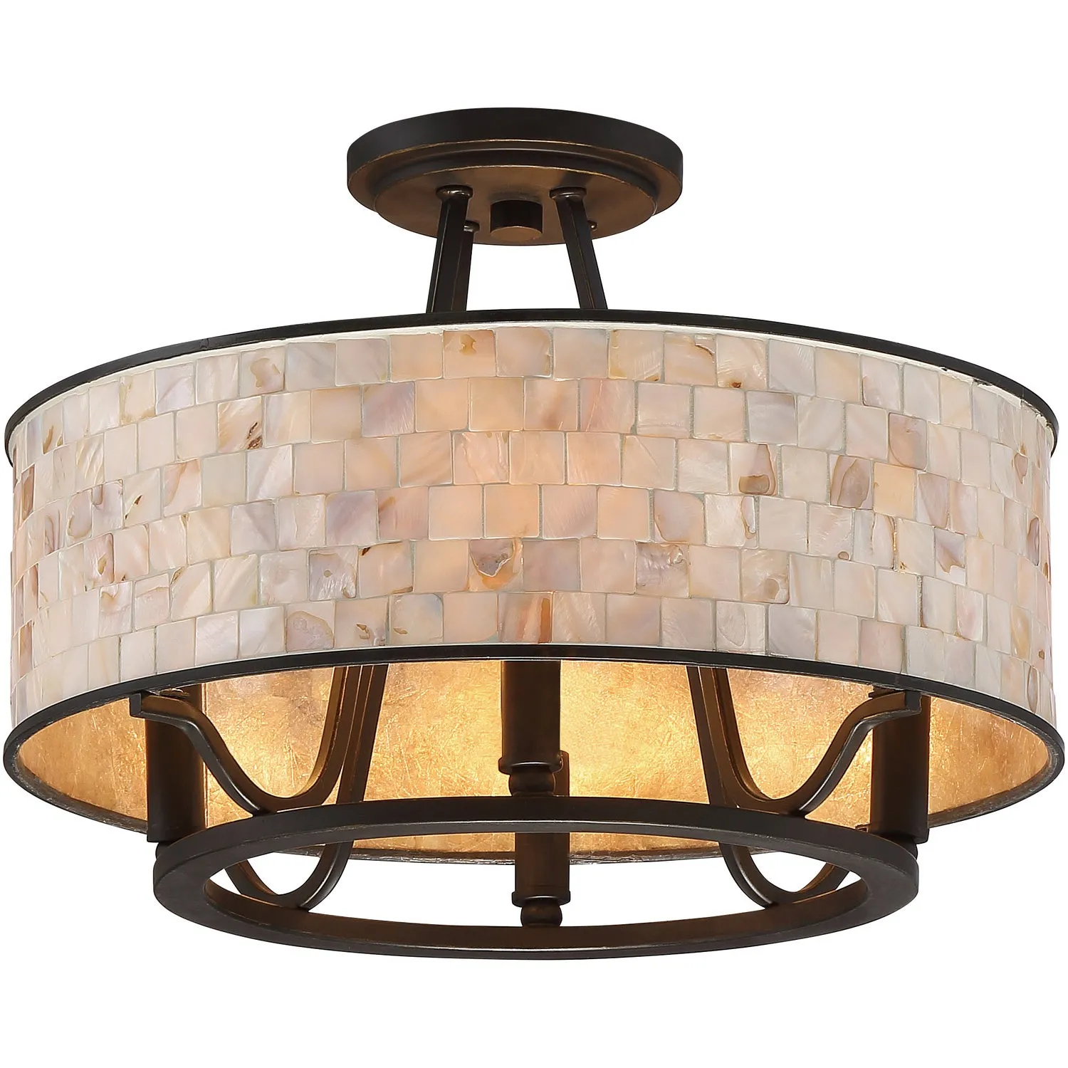 Quoizel Four Light Semi-Flush Mount
