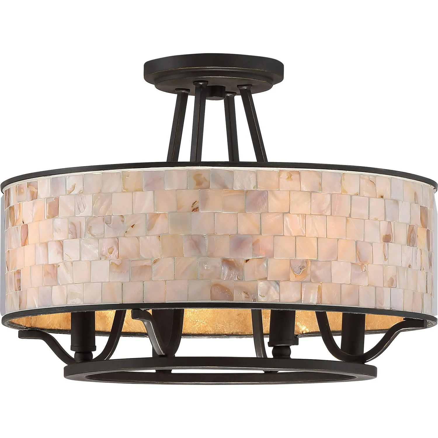 Quoizel Four Light Semi-Flush Mount