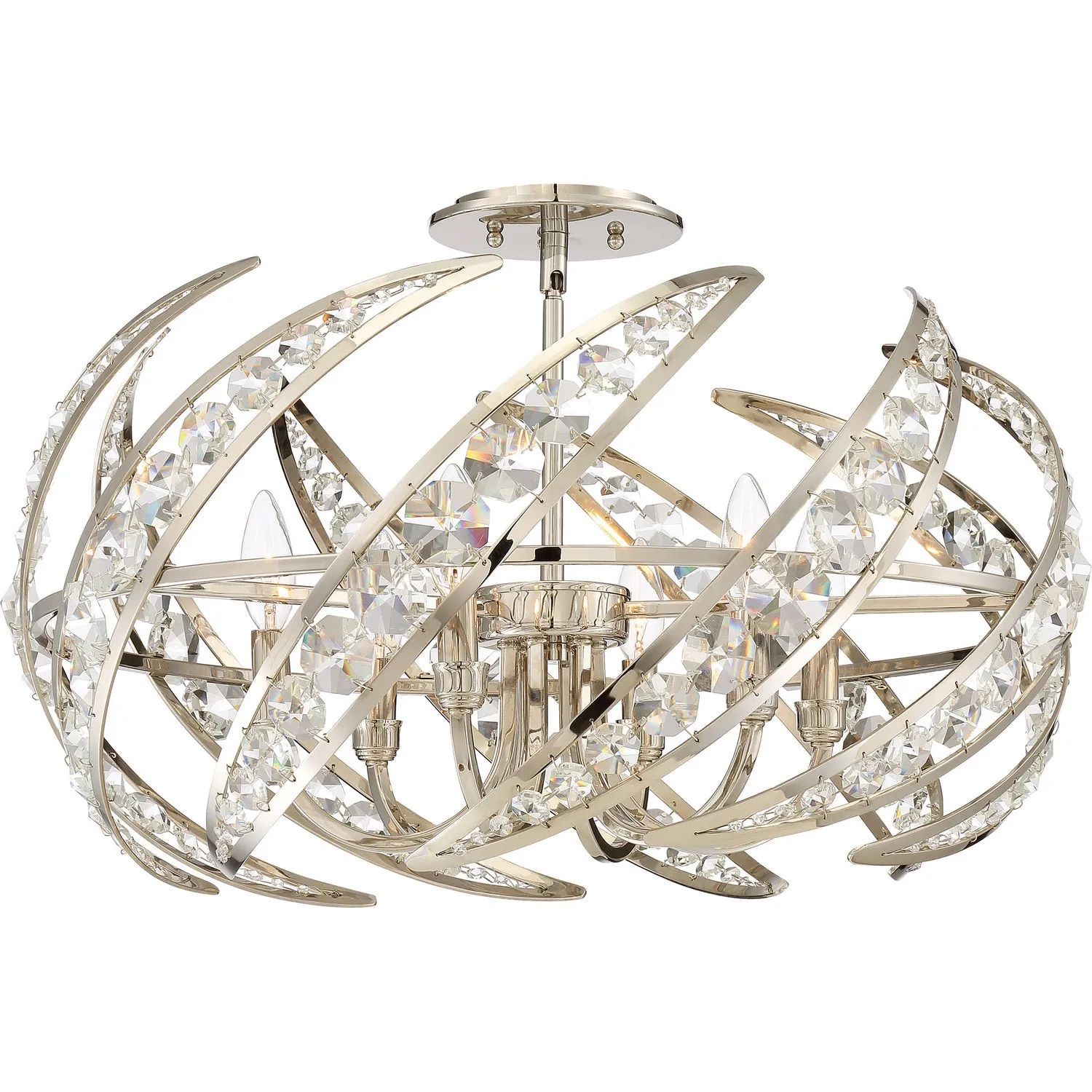 Quoizel Six Light Semi-Flush Mount Flush Mount Lights outlet