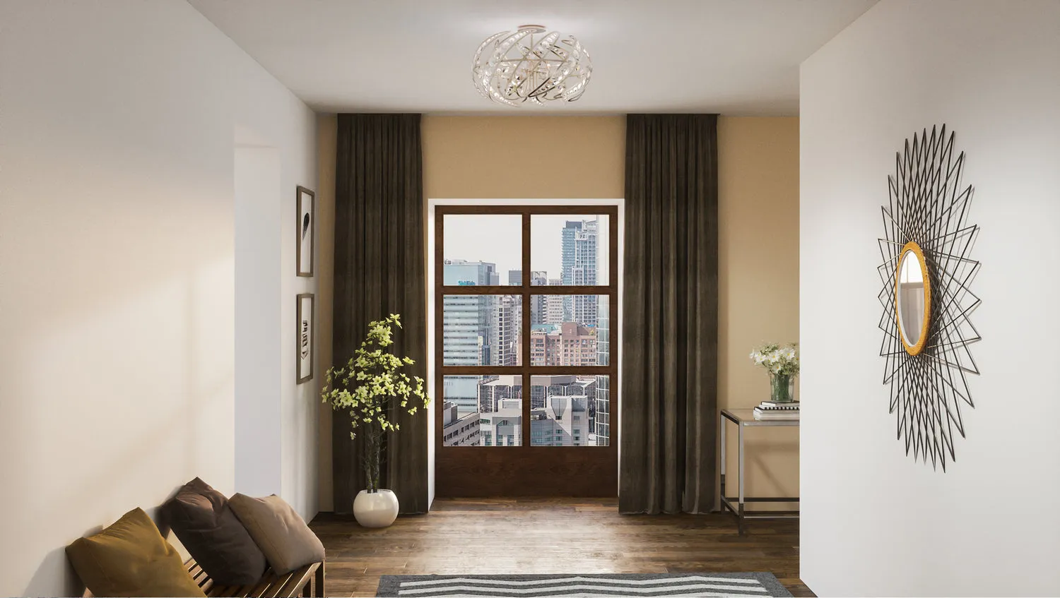 Quoizel Six Light Semi-Flush Mount