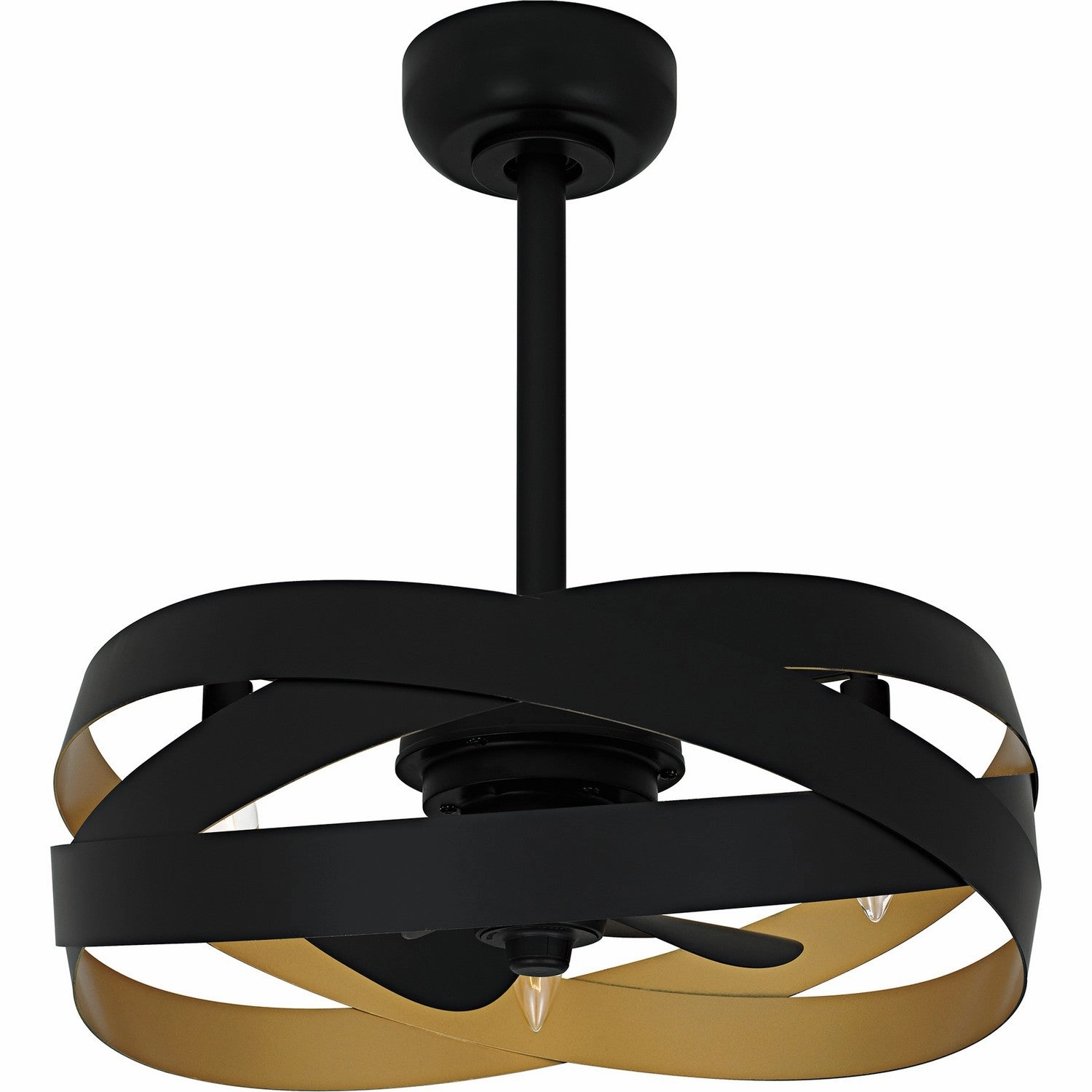 Quoizel 3-Light Fandelier | with 6W B10 Chandelier Fans (Fandeliers) outlet sale