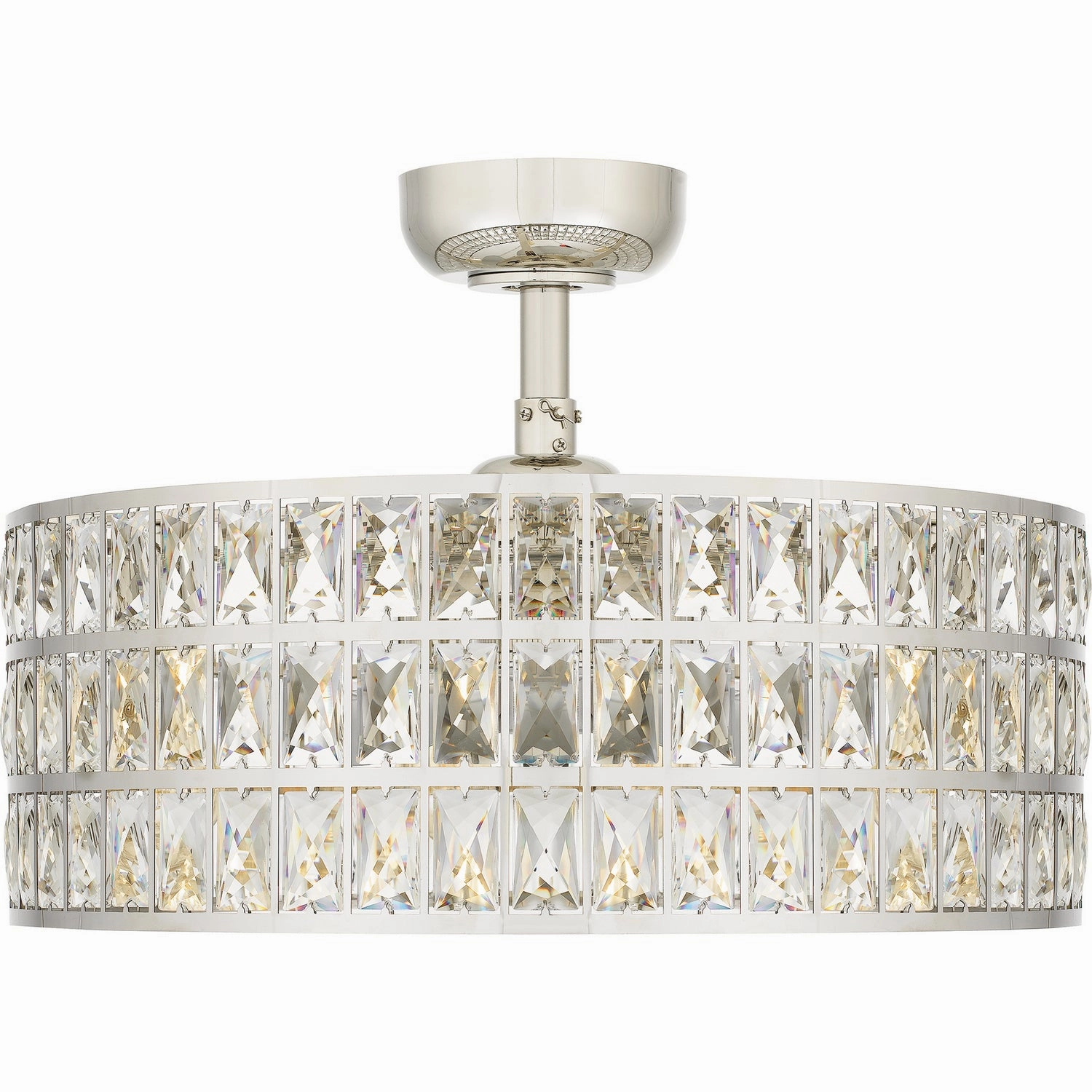 Quoizel Fandelier Four Light Fandelier Polished Nickel Fandeliers at discount prices
