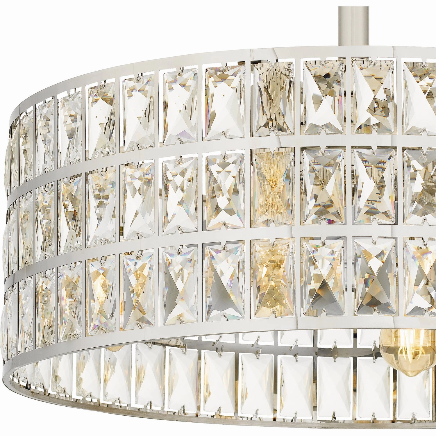 Quoizel Fandelier Four Light Fandelier Polished Nickel Fandeliers at discount prices