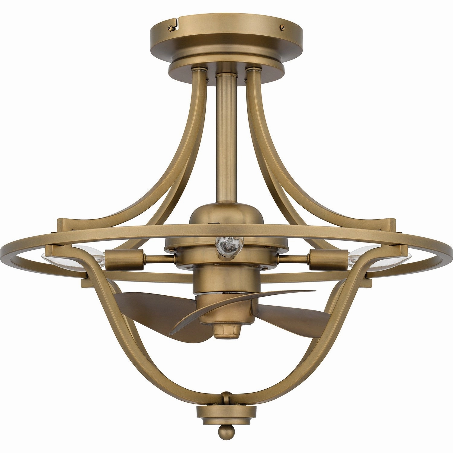Quoizel Fandelier Four Light Fandelier Weathered Brass Fandeliers at discount prices