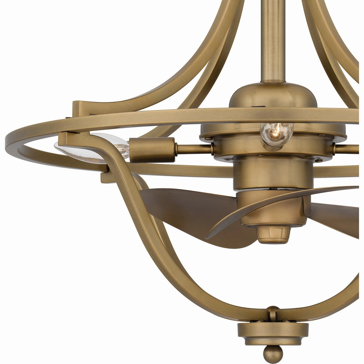 Quoizel Fandelier Four Light Fandelier Weathered Brass Fandeliers at discount prices