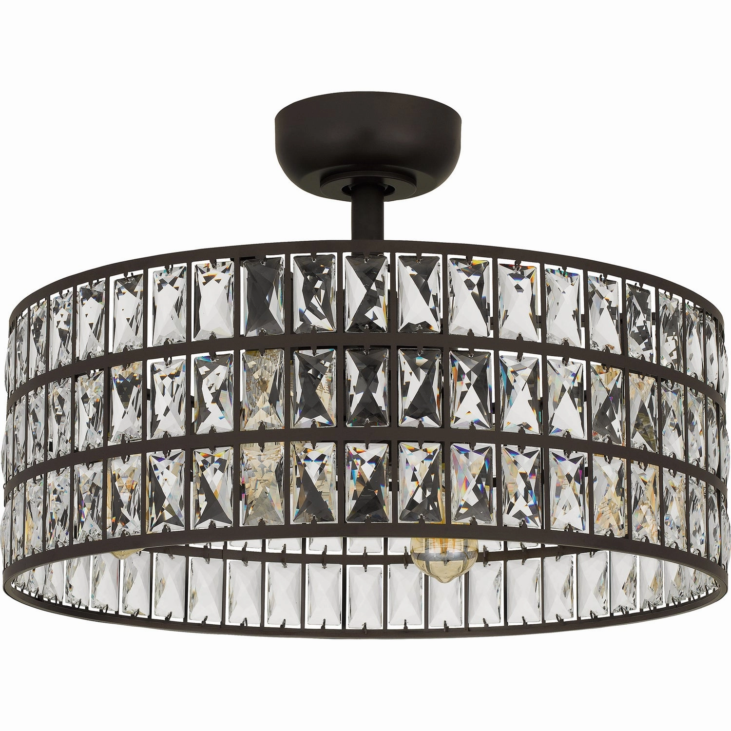 Quoizel Fandelier Four Light Fandelier Western Bronze Fandeliers at discount prices