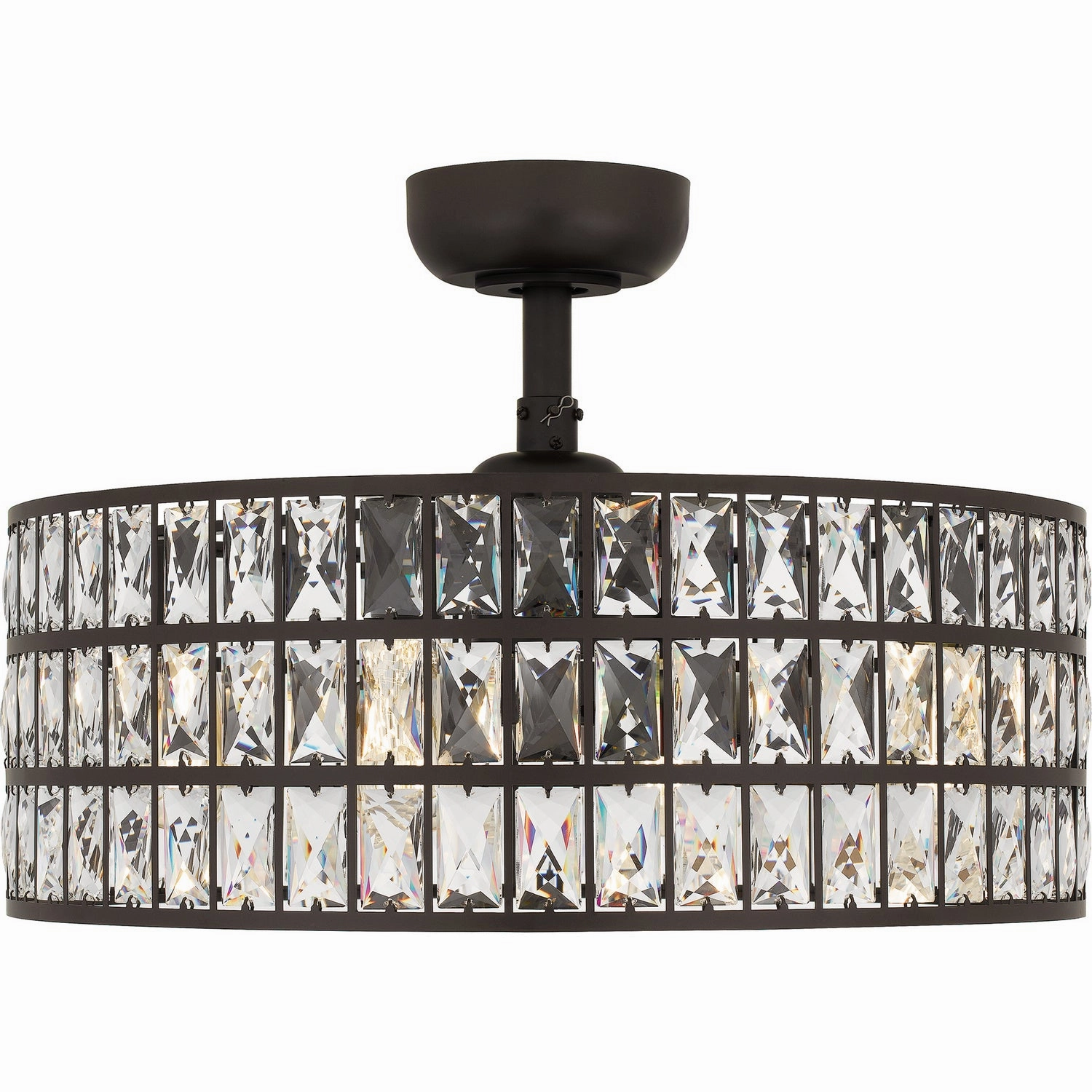 Quoizel Fandelier Four Light Fandelier Western Bronze Fandeliers at discount prices