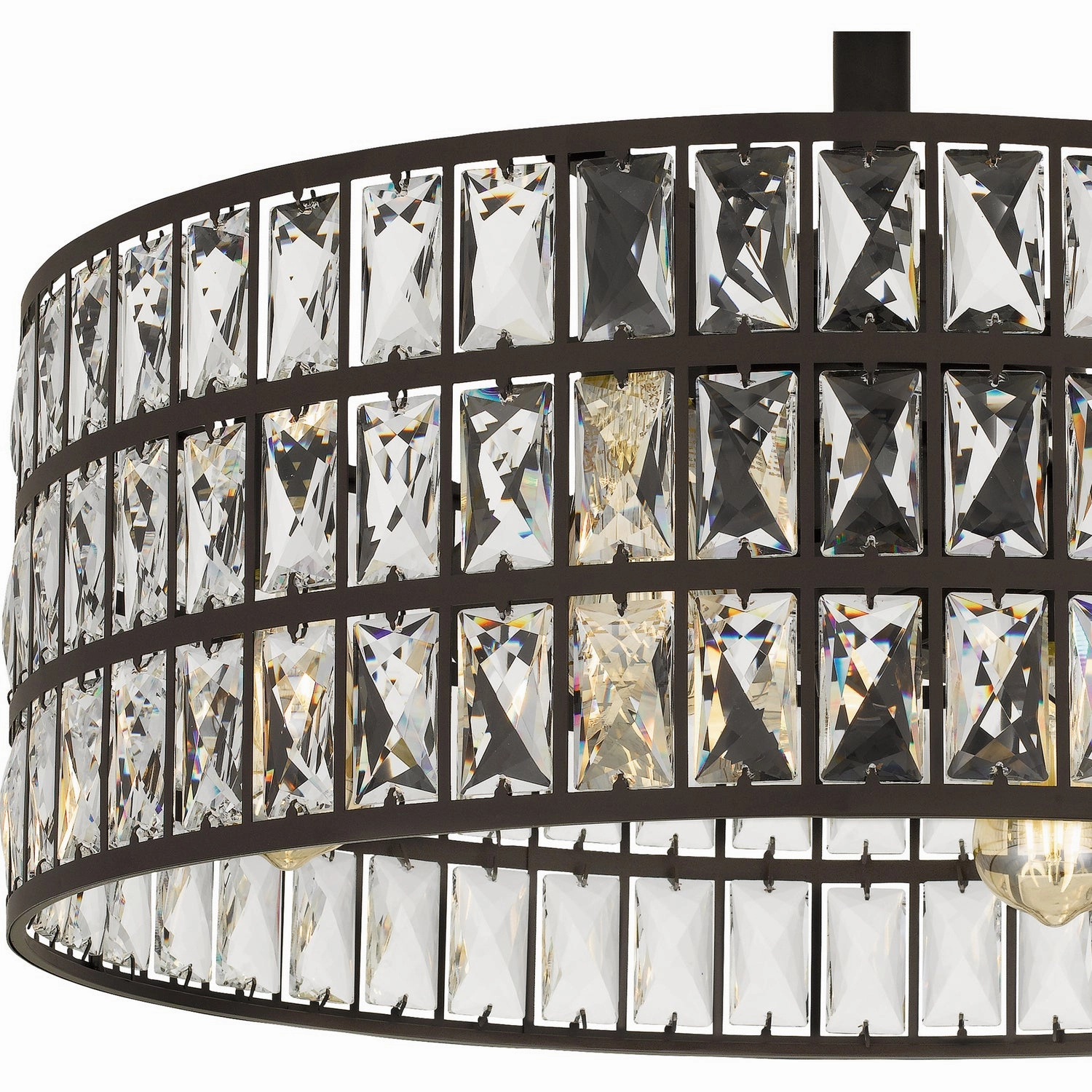 Quoizel Fandelier Four Light Fandelier Western Bronze Fandeliers at discount prices