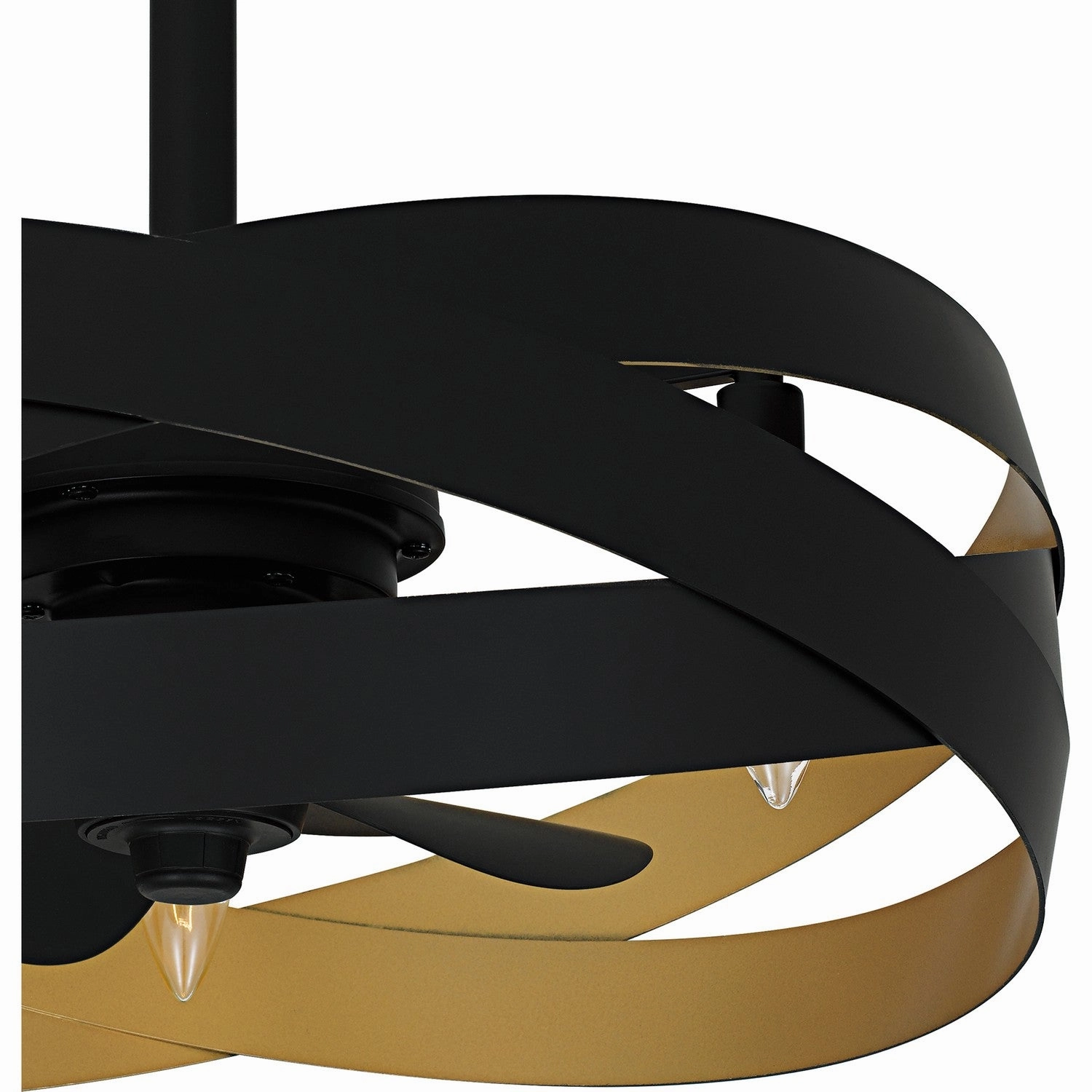 Quoizel Fandelier Three Light Fan Light Matte Black Fandeliers at discount prices