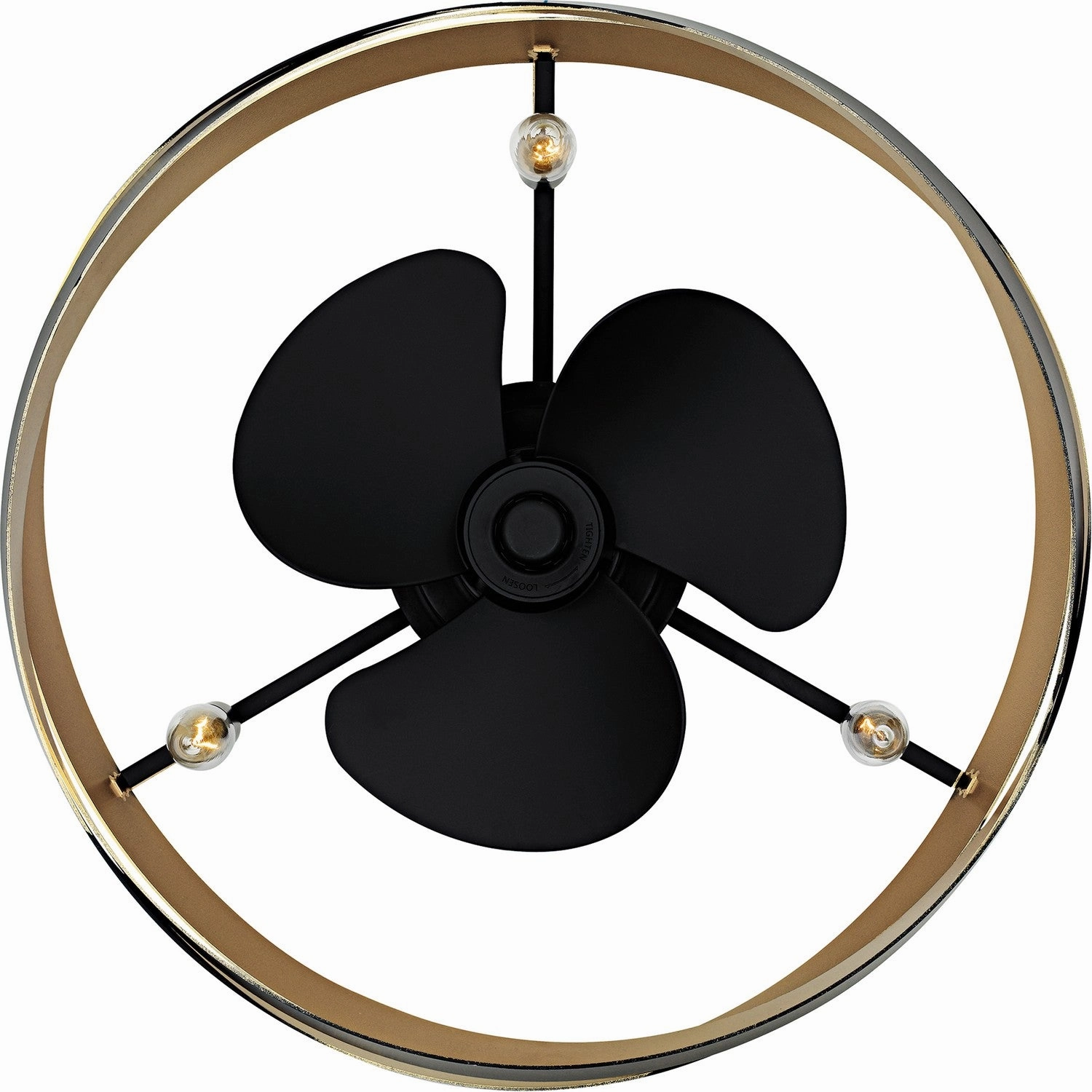 Quoizel Fandelier Three Light Fan Light Matte Black Fandeliers at discount prices