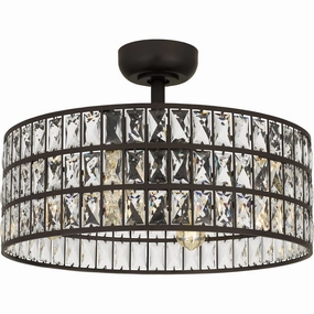 Quoizel Four Light Fandelier Chandelier Fans (Fandeliers) outlet sale