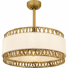 Quoizel Kate Fandelier | with 8W A19 Chandelier Fans (Fandeliers) outlet sale