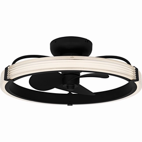 Quoizel Semi-Flush Mount Fandelier | with 20W LED Chandelier Fans (Fandeliers) outlet sale