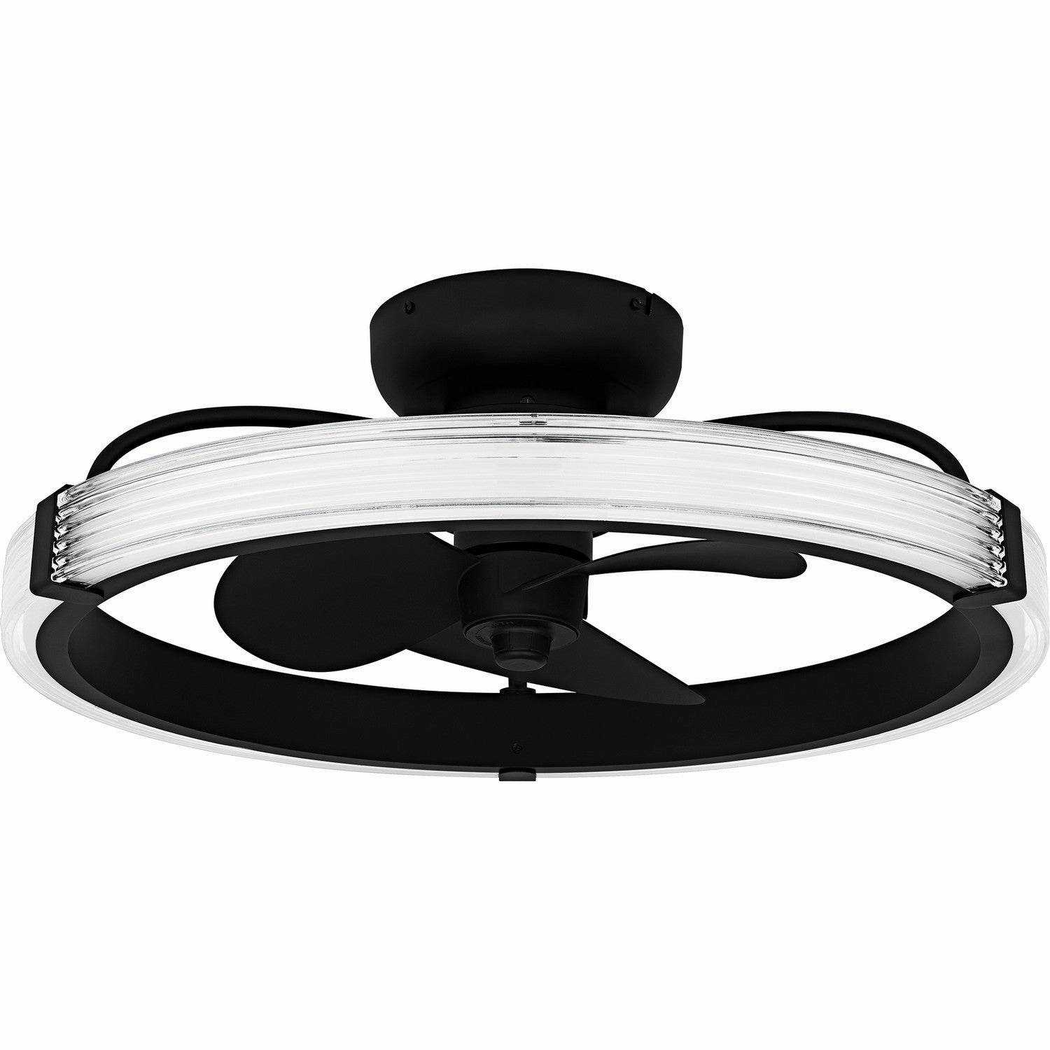 Quoizel Semi-Flush Mount LED Fan Light Matte Black Fandeliers at discount prices