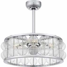 Quoizel Terrarock Fandelier | with 6W B10 Chandelier Fans (Fandeliers) outlet sale