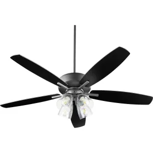 Quorum Breeze 70525-469 Ceiling Fan 52 in. - Textured Black, Matte Black/Weathered Oak Ceiling Fans online shop