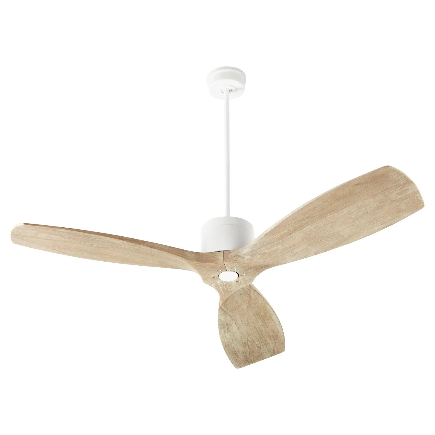 Quorum Lurus 30643-8 Ceiling Fan - Studio White, Weathered Gray