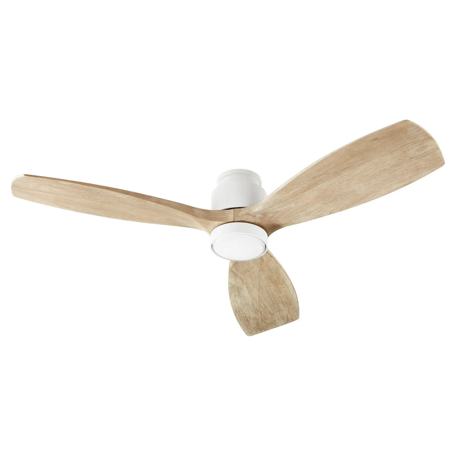 Quorum Lurus 30643-8 Ceiling Fan - Studio White, Weathered Gray