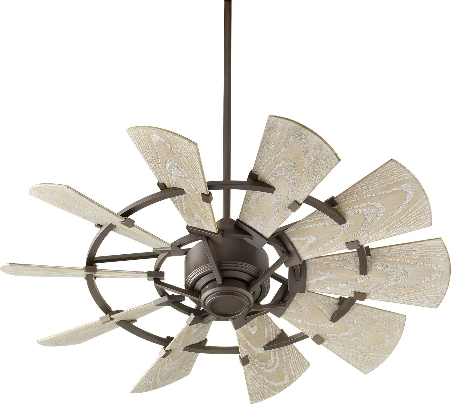 Quorum Windmill 44" Indoor/Outdoor DC Farmhouse Patio Ceiling Fan with Remote Outdoor Ceiling Fans discount