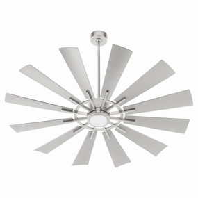 Quorum Cirque Indoor/Outdoor DC 18W LED Patio Fan with Wall Control Outdoor Ceiling Fans discount