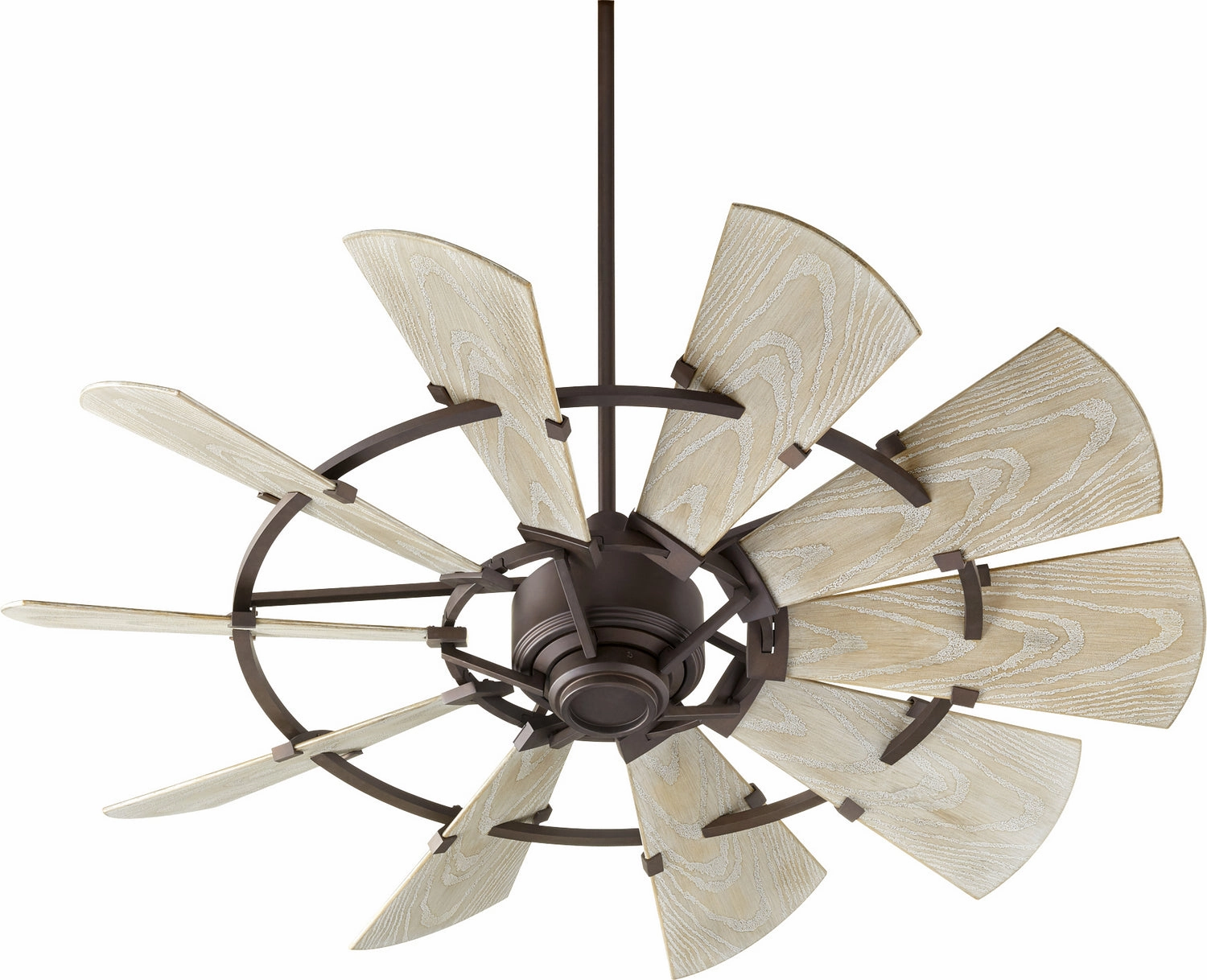 Quorum Windmill Indoor/Outdoor DC Farmhouse Patio Fan with Remote Outdoor Ceiling Fans discount