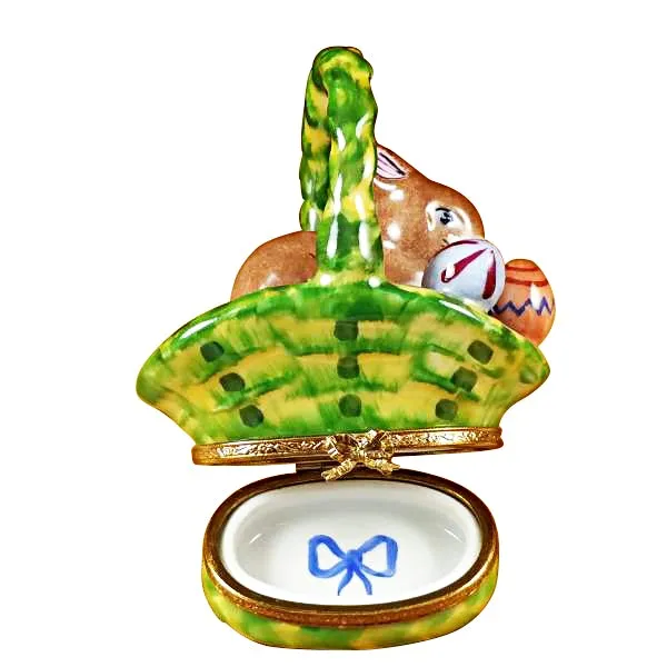Rabbit in Easter Basket Limoges Limoges Boxes collectors shop