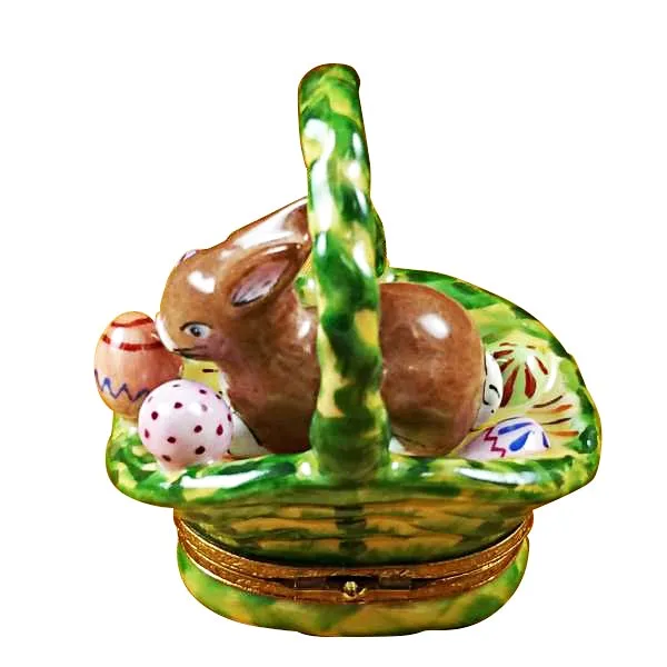 Rabbit in Easter Basket Limoges Limoges Boxes collectors shop