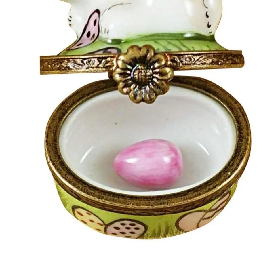 Rabbit with Easter Eggs Limoges Limoges Boxes collectors shop
