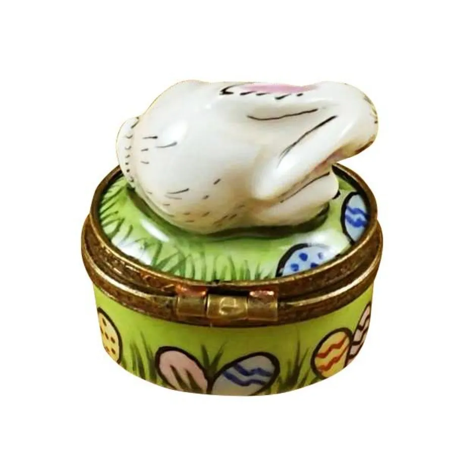 Rabbit with Easter Eggs Limoges Limoges Boxes collectors shop