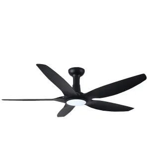 RAPTURE 48/60" SMART DC CEILING FAN   OPTIONAL DIM LIGHT Smart Fans Energy Saver