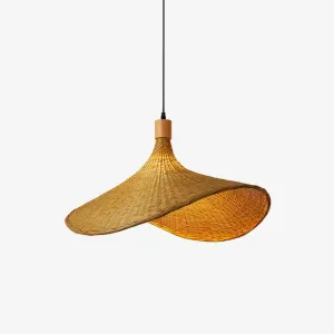 Rattan Weave Hat Pendant Light Sale on Bedroom Lights