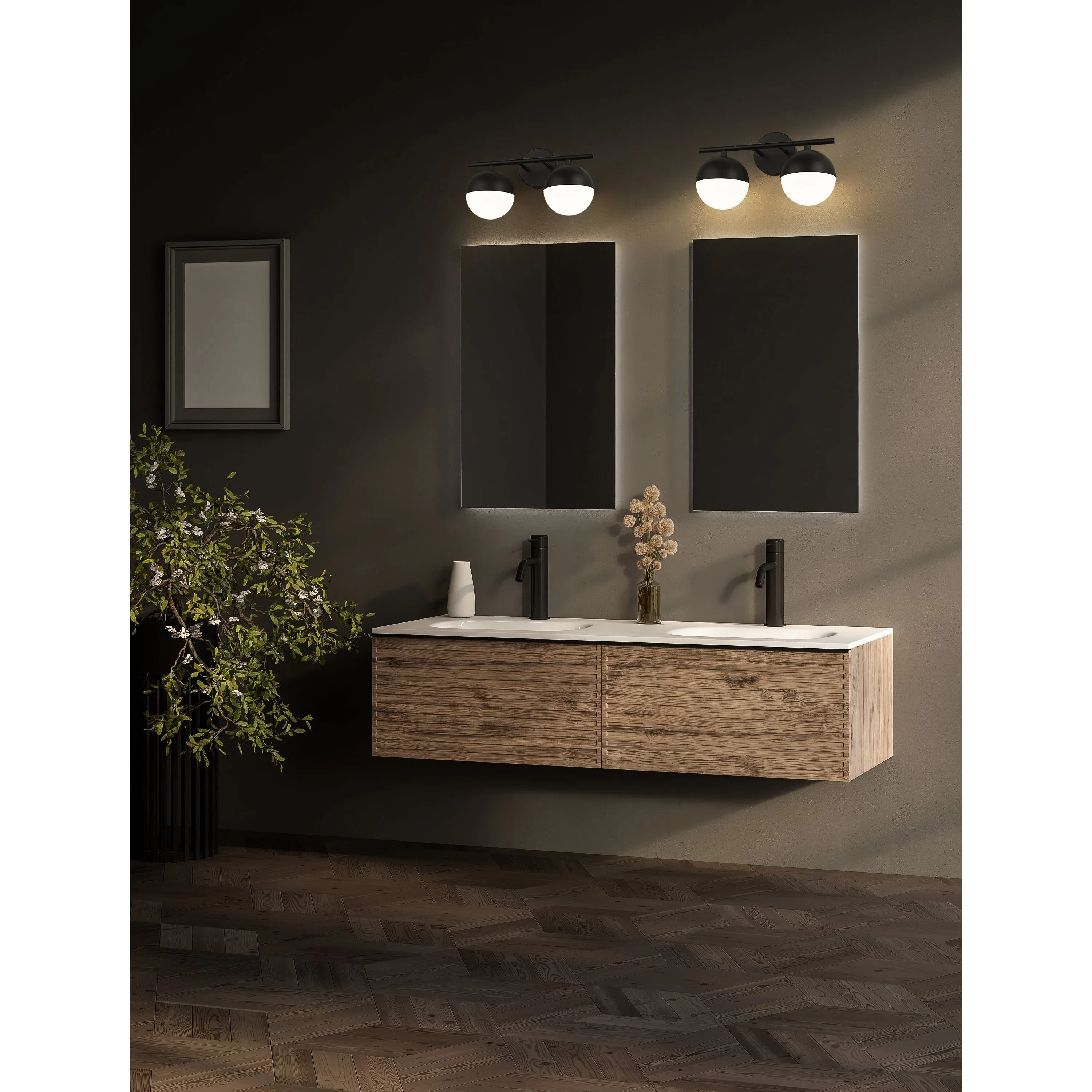 Realm Sphere 2-Light Vanity